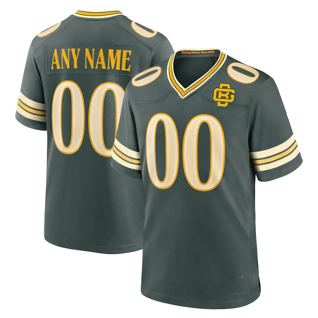 Custom GB.Packers Green 2026 Rivalries Collection Game Jersey HeidiMiller