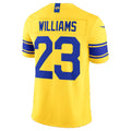 LA.Rams #23 Kyren Williams Classic Sol Vapor F.U.S.E. Stitched Limited Jersey HeidiMiller