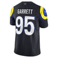 LA.Rams #95 Myles Garrett Dark Blue Rivalries Collection Stitched Limited Jersey HeidiMiller