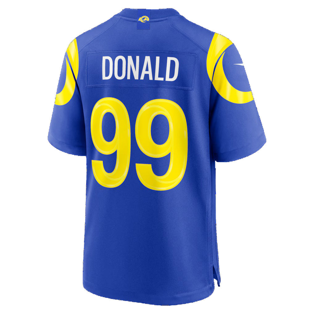 LA.Rams #99 Aaron Donald Royal Game Jersey HeidiMiller
