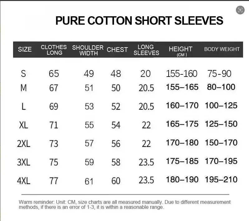 Cotton Printed T-shirt - Summer Style - New Product - Men's and Women's Versions - Loose and Casual Short-sleeved Top