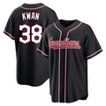 Cleveland Guardians #38 Steven Kwan Player Black HeidiMiller Fashion Out Home Game Stitched Jerseys