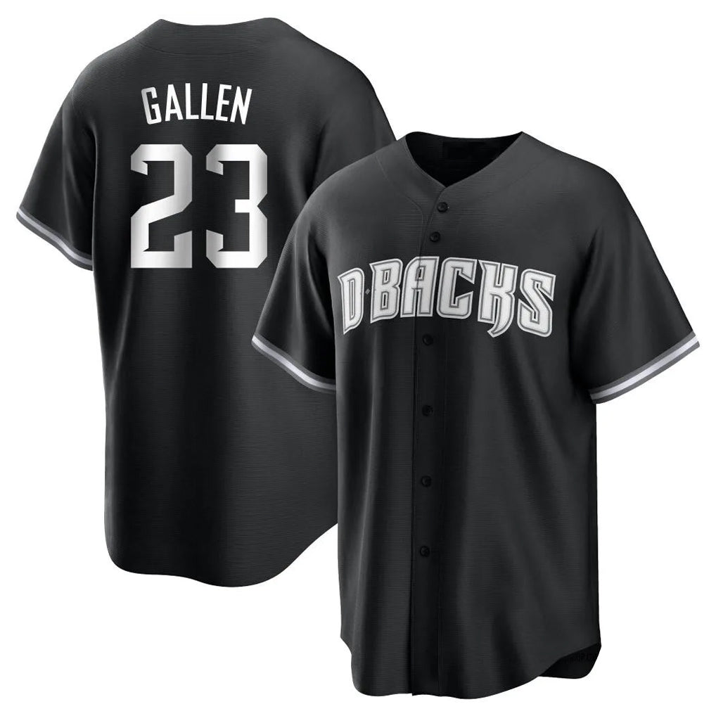 Arizona Diamondbacks #23 Zac Gallen Player Black HeidiMiller Game Home Stitched Jerseys