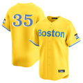 Boston Red Sox #35 Garrett Crochet Player Yellow HeidiMiller Limited Home Game Stitched Jerseys1
