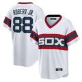 Chicago White Sox #88 Luis Robert Jr Player White HeidiMiller T-shirt Home Game Stitched Jerseys