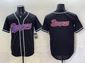 Texas Rangers Team Big Logo 2026 Fashion Replica Black HeidiMiller Out Stitched Jersey