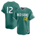 Boston Red Sox #12 Connor Wong Player Green HeidiMiller City Connect Limited Home Game Stitched Jerseys1