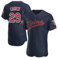 Minnesota Twins #29 Rod Carew Player Navy HeidiMiller 60th Home Limited Elite Stitched Jerseys