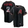 Arizona Diamondbacks #2 Geraldo Perdomo Player Black HeidiMiller USA 250 Fourth of July Game Home Stitched Jerseys