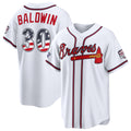 Atlanta Braves #30 Drake Baldwin 2026 All-Star Edition Stars & Stripes White HeidiMiller Stadium Jersey