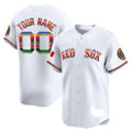 Custom Boston Red Sox Mexico Vapor Premier Limited Jersey ¨C All Stitched-White HeidiMiller