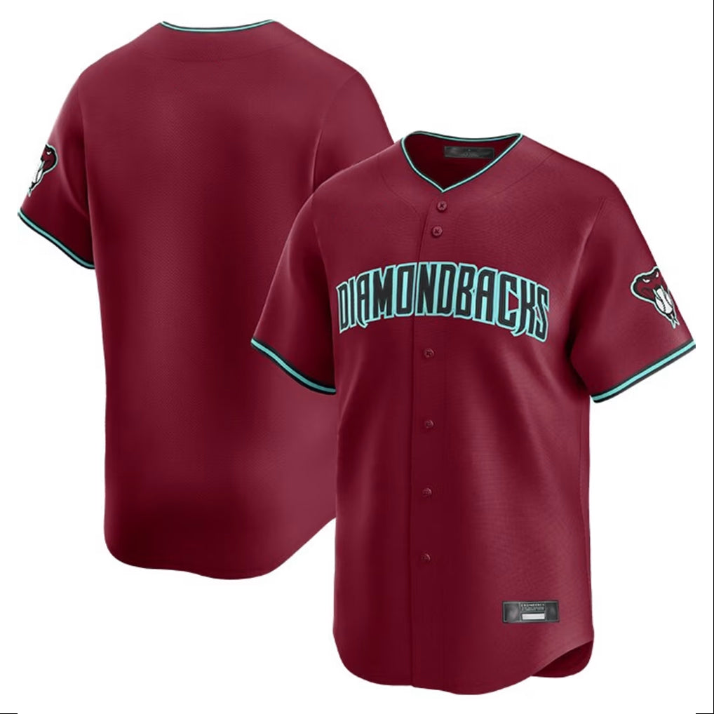 Arizona Diamondbacks Red HeidiMiller Limited Home Game Blank Player Stitched Jerseys