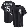 Chicago White Sox #15 Sean Newcomb Player Black HeidiMiller Home Game Stitched Jerseys
