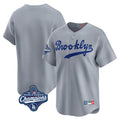 Los Angeles Dodgers Blank Player Gray HeidiMiller Game Limited Home World Series Meet Stitched Jerseys