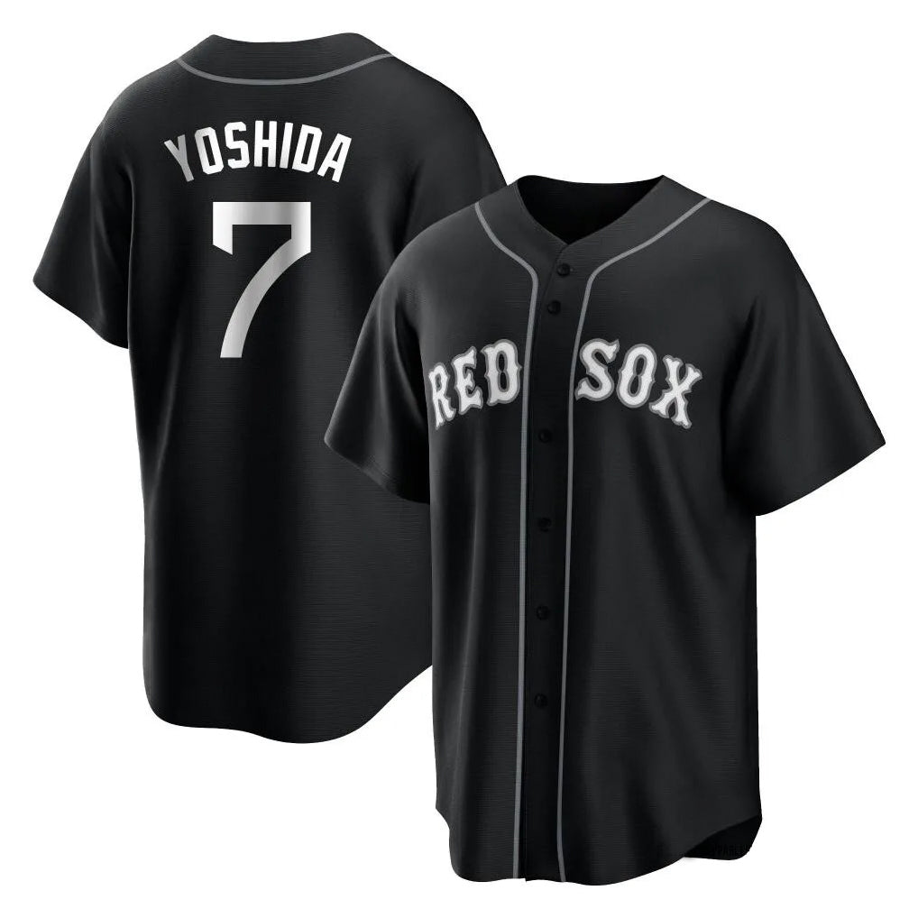 Boston Red Sox #7 Masataka Yoshida Player Black HeidiMiller Home Game Stitched Jerseys