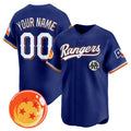 Custom Texas Rangers x Dragon Ball Royal HeidiMiller Vapor Premier Limited Jersey - All Stitched