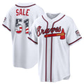 Atlanta Braves #51 Chris Sale 2026 All-Star Edition Stars & Stripes White HeidiMiller Stadium Jersey