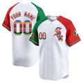 Custom Chicago White Sox Mexico Vapor Premier Limited Jersey V2- White HeidiMiller