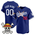 Custom Los Angeles Dodgers x One Piece Royal HeidiMiller Vapor Premier Limited Jersey - Stitched
