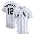 Chicago White Sox #12 Colson Montgomery Player White HeidiMiller Stripe Limited Elite Home Stitched Jerseys