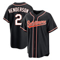 Baltimore Orioles #2 Gunnar Henderson Player Black HeidiMiller Out Home Game Stitched Jerseys