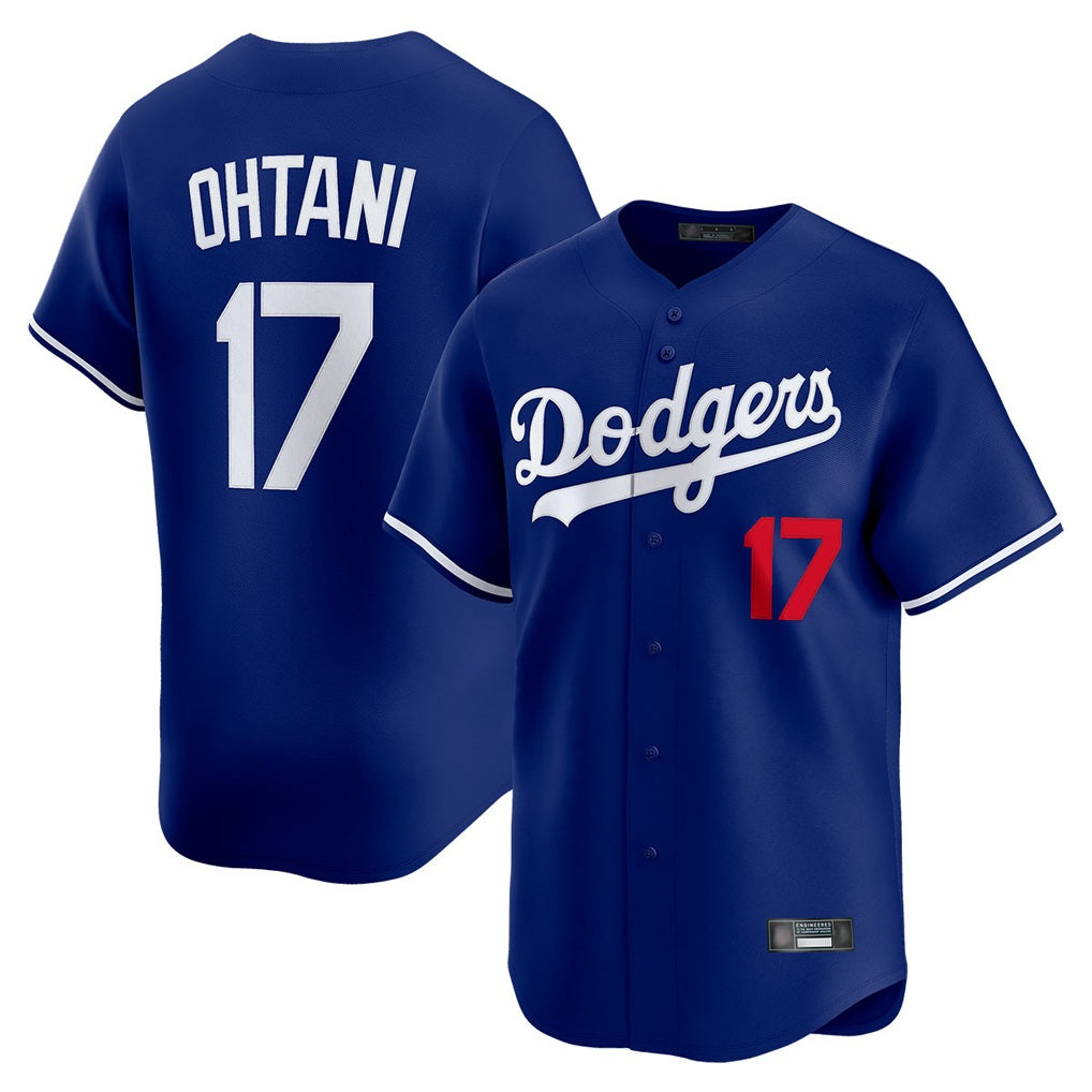 Los Angeles Dodgers #17 Shohei Ohtani Player Royal HeidiMiller Limited Home Stitched Jerseys