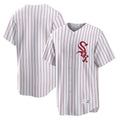 Chicago White Sox Blank Player Red HeidiMiller Stripe White Home Game Stitched Jerseys