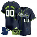 Custom Atlanta Braves Atliens Vapor Premier Limited Jersey V2 ¨C All Stitched-Navy HeidiMiller