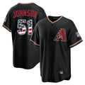 Arizona Diamondbacks #51 Randy Johnson Player Black HeidiMiller USA 250 Fourth of July Game Home Stitched Jerseys