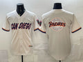 San Diego Padres Team Big Logo Cream HeidiMiller 2026 City Connect Stadium Stitched Jersey
