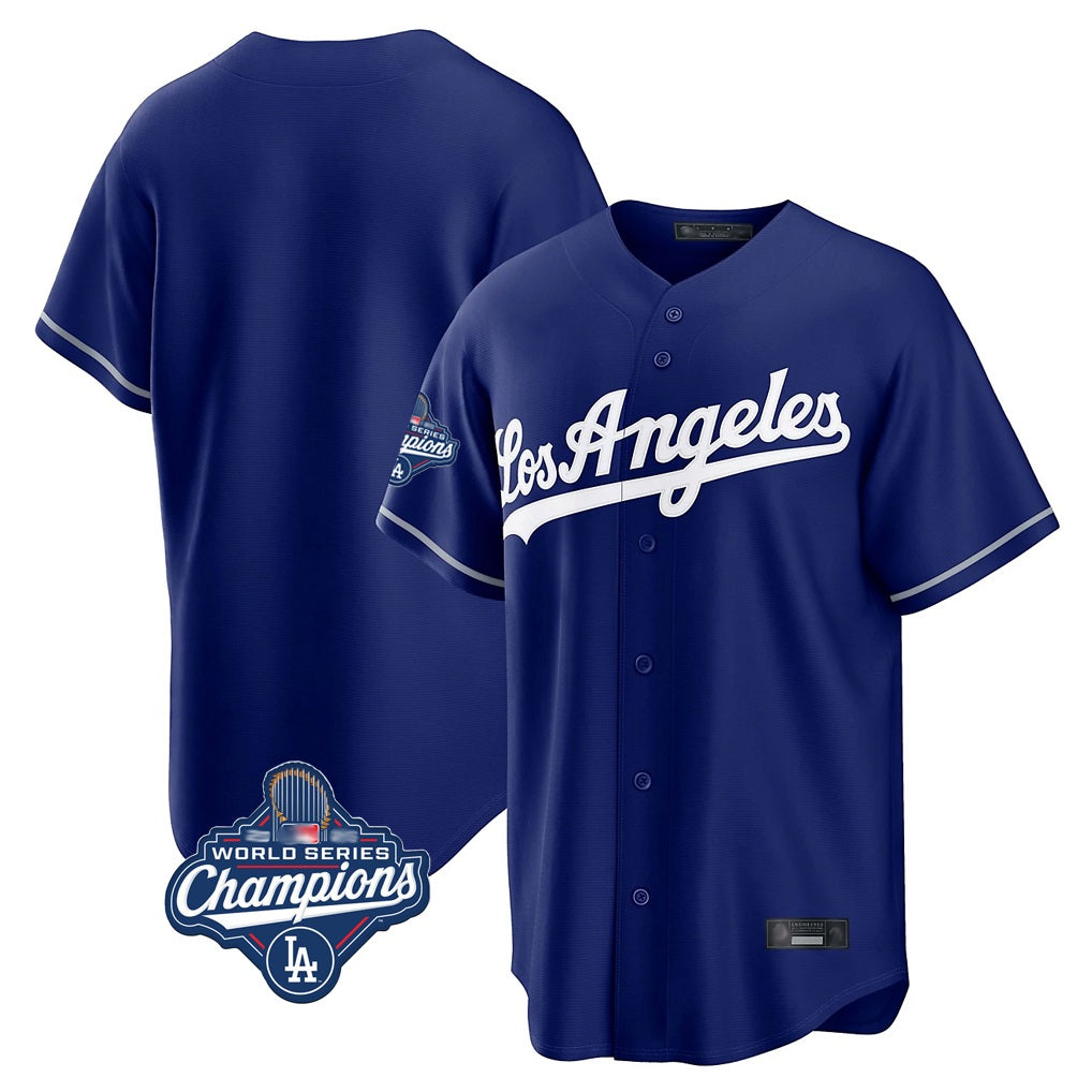 Los Angeles Dodgers Blank Player Royal HeidiMiller Game World Series Meet Stitched Jerseys