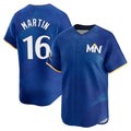 Minnesota Twins #16 Austin Martin Player Royal HeidiMiller City Connect Limited Home Stitched Jerseys