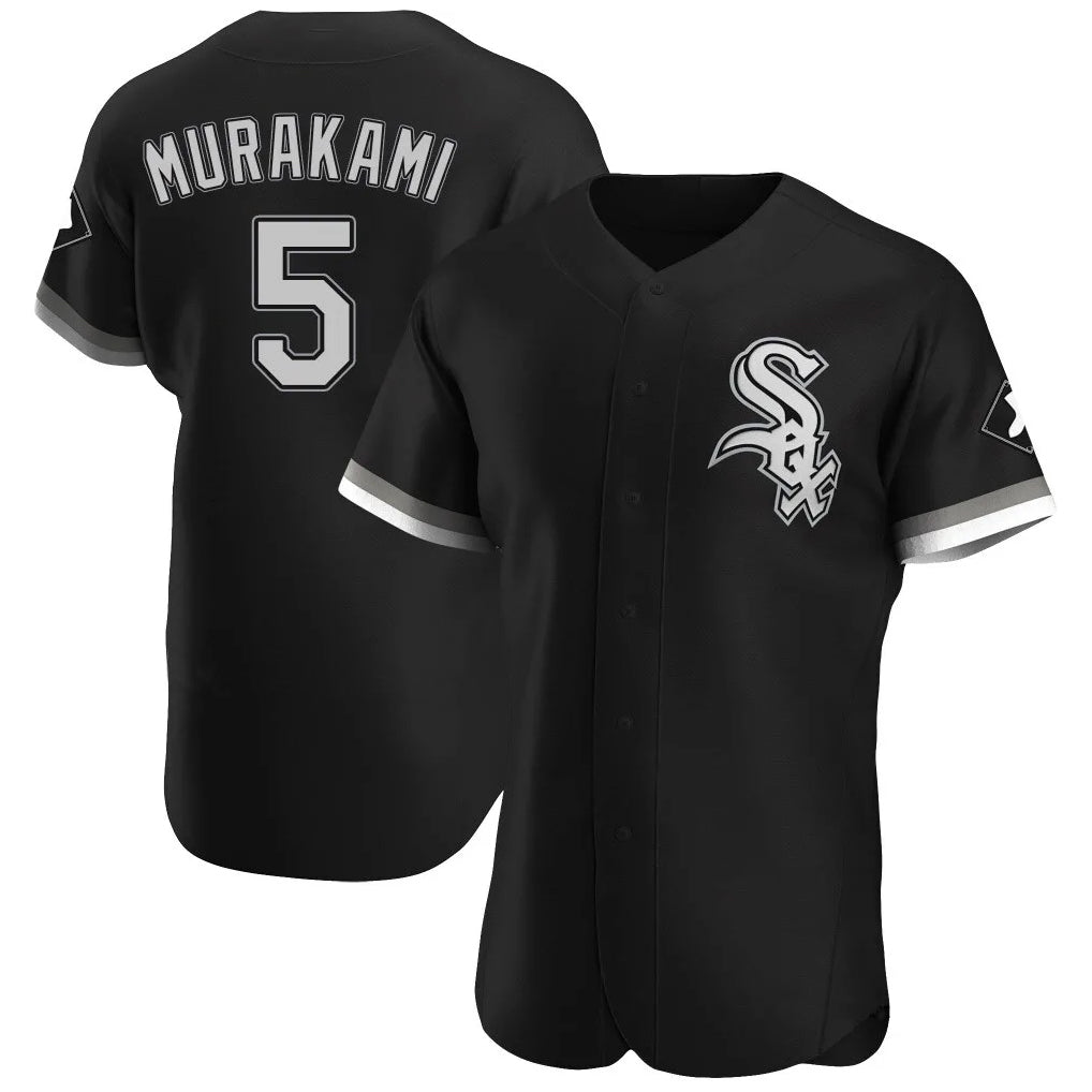 Chicago White Sox #5 Munetaka Murakami Player Black HeidiMiller Limited Elite Home Stitched Jerseys