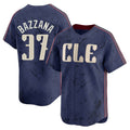Cleveland Guardians #37 Travis Bazzana Player Navy HeidiMiller City Connect Limited Home Stitched Jerseys