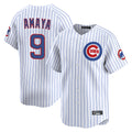 Chicago Cubs #9 Miguel Amaya Player White HeidiMiller Limited Home Game Stitched Jerseys
