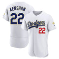 Los Angeles Dodgers #22 Clayton Kershaw Player Gold White HeidiMiller 2026 Collection Stadium Limited Elite Stitched Jerseys