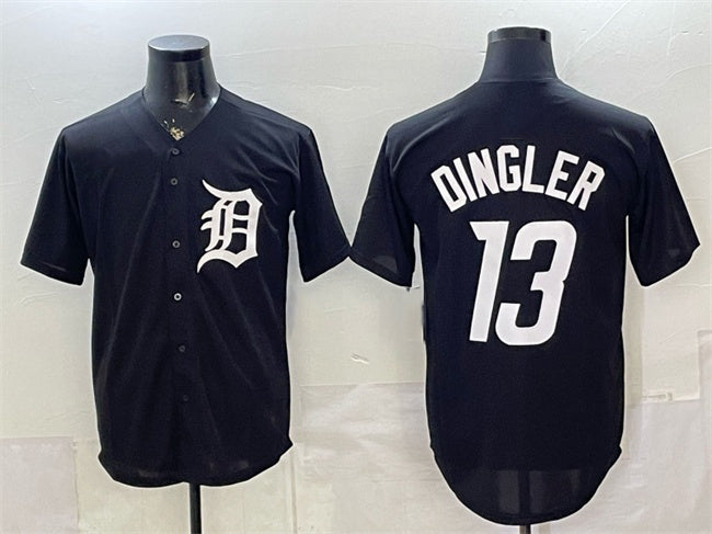 Detroit Tigers #13 Dillon Dingler Black HeidiMiller Limited Stitched Jersey