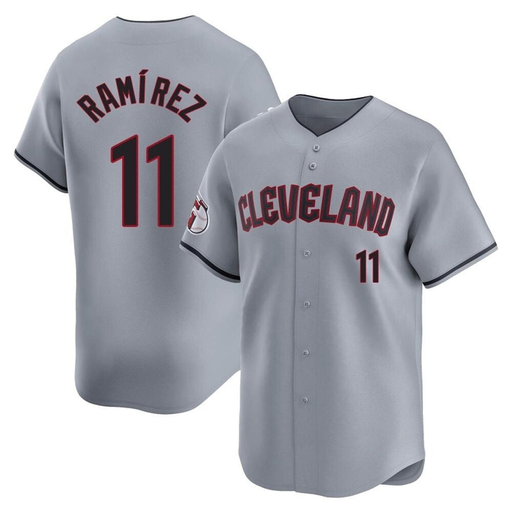 Cleveland Guardians #11 Jose Ramirez Player Gray HeidiMiller Road Limited Home Stitched Jerseys