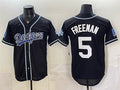 Los Angeles Dodgers #5 Freddie Freeman B2B Champs 2026 Black HeidiMiller Out Style Vapor Limited Stitched Jersey