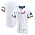 Houston Astros Blank Player White HeidiMiller City Connect Limited Elite Home Stitched Jerseys