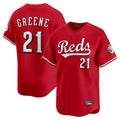 Cincinnati Reds #21 Hunter Greene Player Red HeidiMiller Home Limited Stitched Jerseys