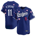 Los Angeles Dodgers #11 Roki Sasaki Player Royal HeidiMiller Tokyo Series Vapor Premier Limited Stitched Jerseys