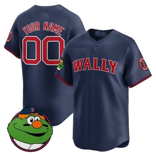 Custom Boston Red Sox Wally Vapor Premier Limited Jersey ¨C Navy HeidiMiller
