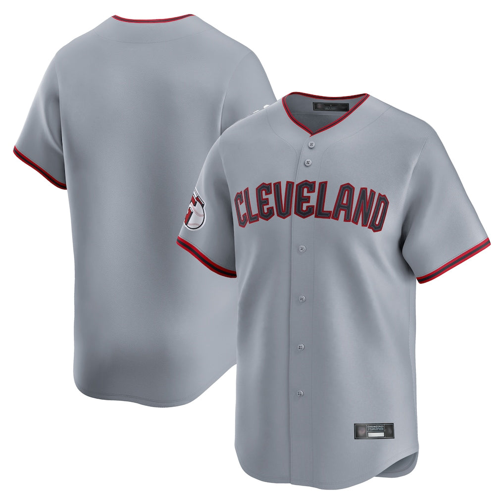 Cleveland Guardians Blank Player Gray HeidiMiller Road Limited Home Game Stitched Jerseys
