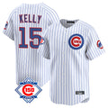 Chicago Cubs #15 Carson Kelly Player White HeidiMiller 150th Anniversary Limited Home Game Stitched Jerseys