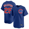 Chicago Cubs #25 Moises Ballesteros Player Royal HeidiMiller Limited Home Stitched Jerseys