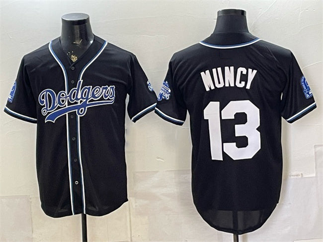 Los Angeles Dodgers #13 Max Muncy B2B Champs 2026 Black HeidiMiller Out Style Vapor Limited Stitched Jersey