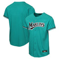 Miami Marlins Blank Player Teal HeidiMiller Mitchell & Ness Cooperstown Collection Game Stitched Jerseys