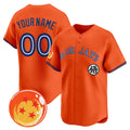 Custom Toronto Blue Jays x Dragon Ball Orange HeidiMiller Vapor Premier Limited Jersey - All Stitched