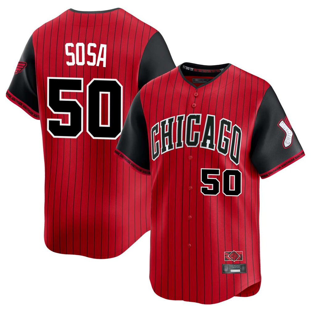 Chicago White Sox #50 Lenyn Sosa Player Red HeidiMiller City Connect Limited Home Stitched Jerseys